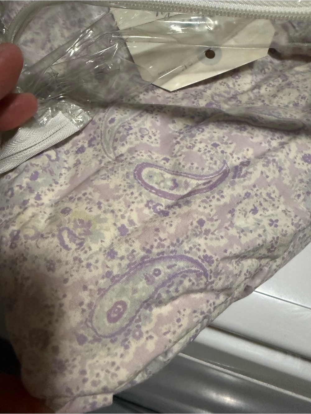 Simply Shabby Chic Lavender Floral Full/Queen Duvet Set - Picture 3 of 3